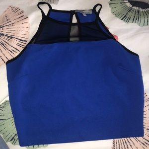 Crop top blue